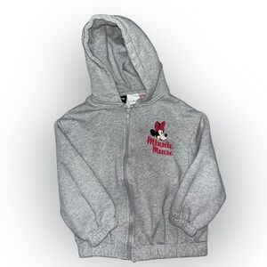 Zara Gray Minnie Mouse Kids Hoodie